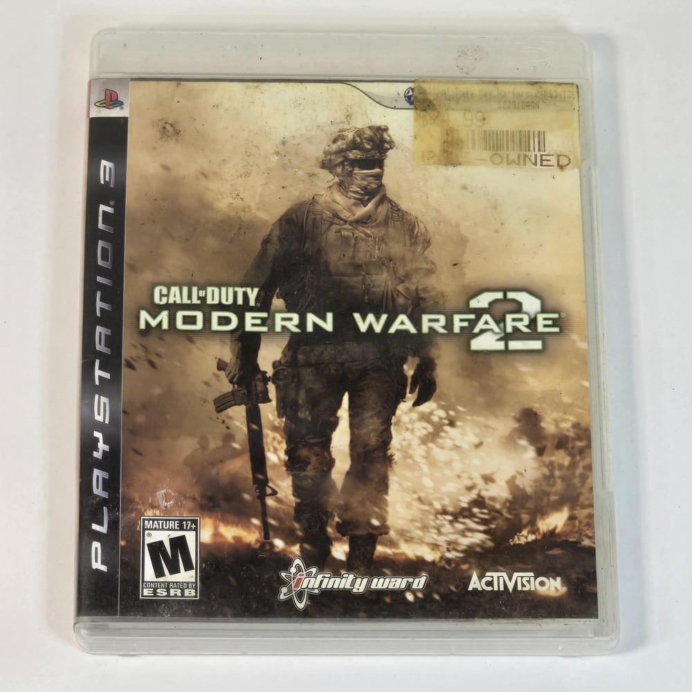 Call of Duty: Modern Warfare 2 Sony PlayStation 3 PS3 Game Disc Case Manual